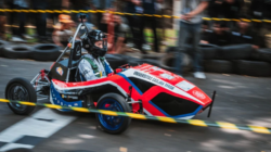 Tim Yacaranda UGM dengan Super Sekip EV 3 Neo i Kompetisi Mobil Listrik Indonesia (KMLI) XIII Tahun 2024. (IST)