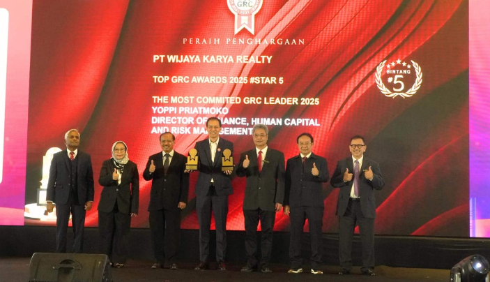 WIKA Realty Borong Penghargaan TOP GRC Awards 2025
