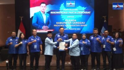 DPP Demokrat Rekomendasikan John Hendri dan Usman di Pilkada Sanggau 2024