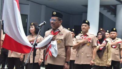 Ketua Kwarda Sumut Lantik Mabigus dan Pembina Gerakan Pramuka Unimed