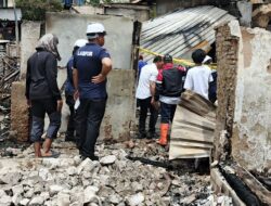 Puslabfor Bareskrim Polri Lakukan Olah TKP Kebakaran di Kemayoran